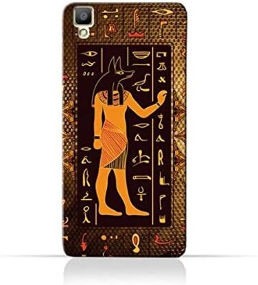 جراب سيليكون TPU عام لهاتف Oppo F1 بنقوش هيروغليفية مصرية