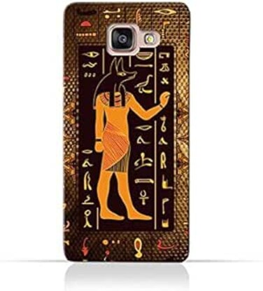 جراب سيليكون TPU عام لهاتف سامسونج جالاكسي A7 (2016) بنقوش هيروغليفية مصرية