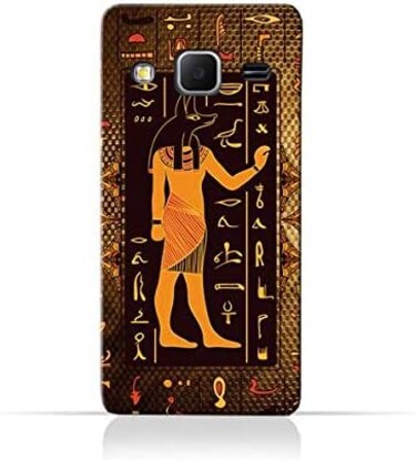 Generic Samsung Galaxy Core Prime TPU Silicone Case With Egyptian Hieroglyphs Pattern