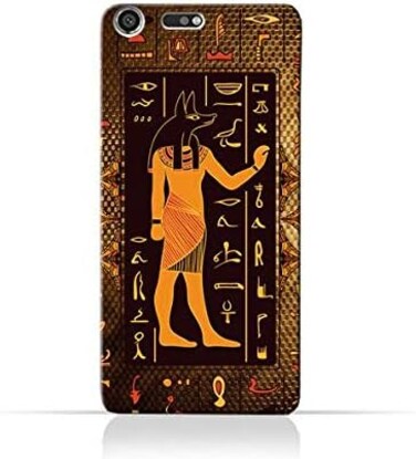 جراب سيليكون TPU فاخر من سوني إكسبريا XZ بنقوش هيروغليفية مصرية