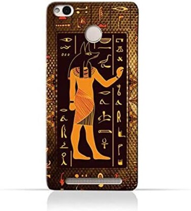 جراب سيليكون TPU عادي لهاتف Xiaomi Mi Note 3 Pro بنقوش هيروغليفية مصرية