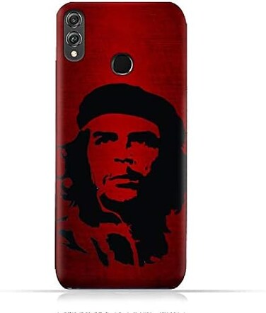 Generic Huawei Honor 8X TPU Soft Protective Silicone Case With Che Guevara Silhouette Pattern Design