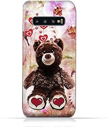Generic For Samsung Galaxy S10 TPU Silicone Protective Case With My Cute Teddy Bear Design