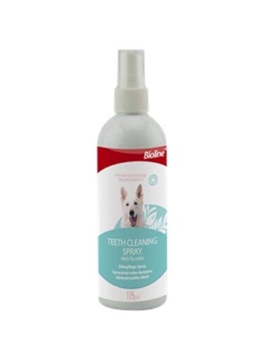 Bioline Teeth Cleaning Spray For Dogs 175 ML, Multicolor