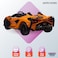 Lovely Baby Lamborghini Battery-Operated Powered Riding Car LB 6988EL for Kids, Remote-Control, Music &amp; Lights, Age 1-6 Yrs - Orange
