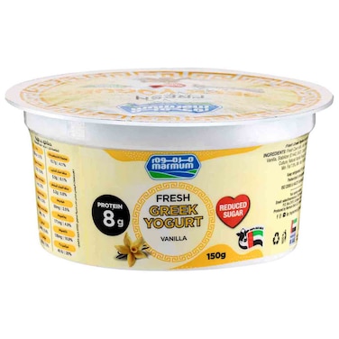 Marmum Fresh Greek Yogurt, Vanilla, 150g