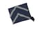 130 x 160 cm Premium Pastel Cotton Throw Blanket in Navy Blue with Tufted Geometric Pattern and Corner Tassels for Couch Sofa and Bed Boho Decorative Accent