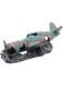 TOMVAES Fish Tank Decoration, Vintage Fighter Airplane Ruins Landscape Fish Shrimp Shelter Cave Resin Aquarium Ornament, No Harm To Fishes, Multiple Holes &amp; Non-Toxic for Fish Aquarium Home Decorating