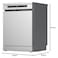 Westpoint Free Standing Dishwasher WYS1523I Silver 15 Place Settings