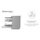 Westpoint Free Standing Dishwasher WYS1523I Silver 15 Place Settings
