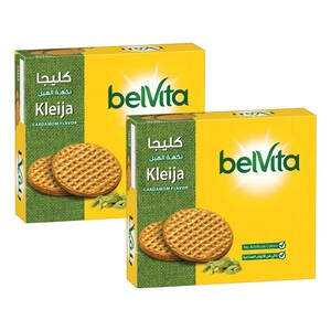 Belvita Kleija Cardamom Flavour Biscuits, 56g Pack of 2