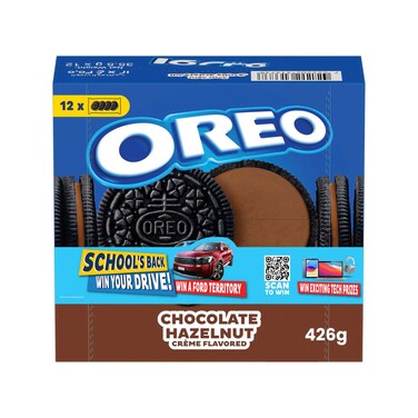 Oreo Original Milk's Favourite Chocolate Cookies, 36.8g Pack of 12