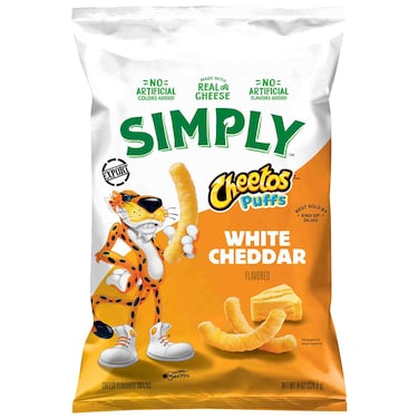Cheetos Simply Puffs Cheddar Cheese Flavored Snacks, 226g