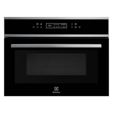 Electrolux Microwave Oven KVLBE00X, 3000 W, 43 L, Electric, Black Glass with Stainless Steel Trim