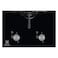 Electrolux 2 Burner Built-in Ceramic Gas Hob EGC3322NOK, 30 cm, Ceramic Glass, Black