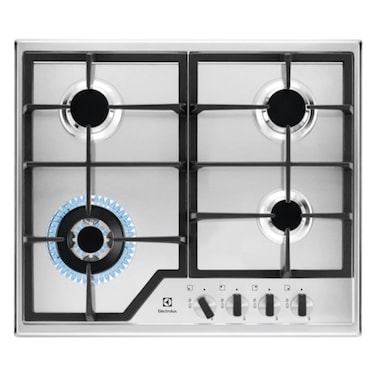 Electrolux Built-in Gas Hob KGS6436X, 3.6 kW, 60cm, Speed Burner, Stainless Steel