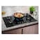 Electrolux Built-in Gas Hob KGG95375K, StepPower 9-level Controls, Black