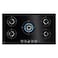 Electrolux Built-in Gas Hob KGG95375K, StepPower 9-level Controls, Black