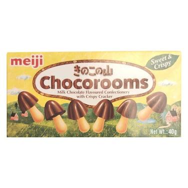 Meiji Milk Chocolate Flavoured Chocorooms Chocolate, 40g