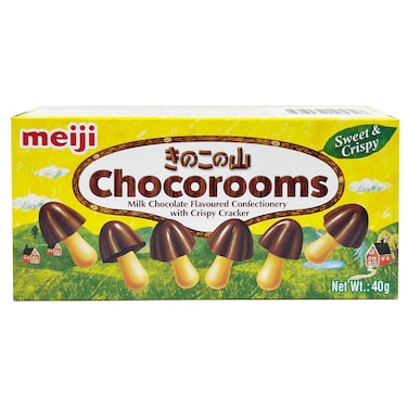 Meiji Milk Chocolate Flavoured Chocorooms Chocolate, 40g