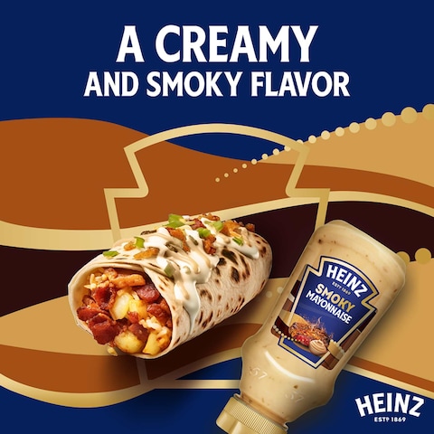 Heinz Smoky Mayonnaise Top-Down Squeeze Bottle 225ml