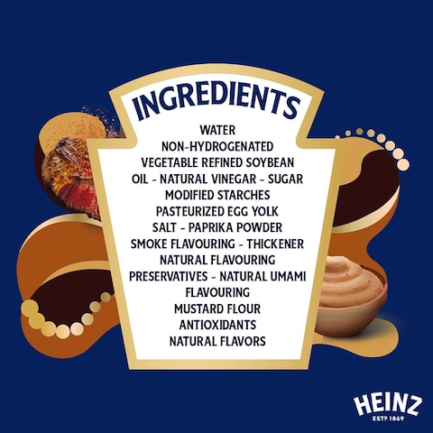 Heinz Smoky Mayonnaise Top-Down Squeeze Bottle 225ml