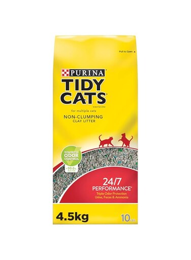 Purina Tidy Cats Cat Litter Non-Clumping, 4.5Kg