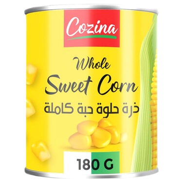 Cozina Whole Sweet Corn, 180g