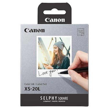 Canon Selphy Square Colour Ink and Label Set XS-20L