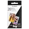 Canon ZINK Paper ZP-2030 Zero Ink Printing Paper, 20 Sheets
