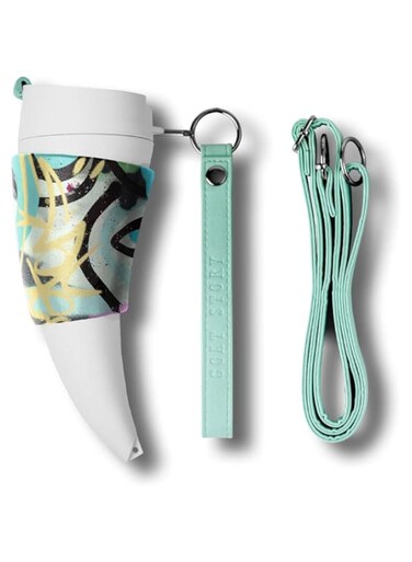 GOAT STORY MUG West- - Unique BPA FREE Coffee Cup to go, Dishwasher safe and 100% Leak-Proof