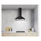 Electrolux Chimney Cooker Hood LFC326K, 60 cm, 3-Speed Fan, Black
