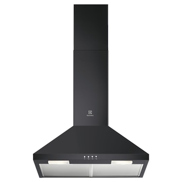 Electrolux Chimney Cooker Hood LFC326K, 60 cm, 3-Speed Fan, Black