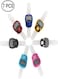Afunta 7 Pcs Finger Counters - 5 Digital Led Electronic Finger Counter, Mechanical Manual Clicker Number Lap Tracker Counter - Diamond Shape