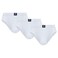 Men John Gladstone Classic Fit Brief, JGMBW-01, White, XXL, Pack of 3