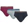Men John Gladstone Classic Fit Brief, JGMBC-02, Multicolor, XL, Pack of 3