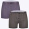 Men John Gladstone Woven Boxer, JGMWB999, Multicolor, S, Pack of 2