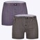 Men John Gladstone Woven Classic Fit Boxer, JGMWB999, Multicolor, XL, Pack of 2