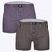 Men John Gladstone Woven Classic Fit Boxer, JGMWB999, Multicolor, XXL, Pack of 2