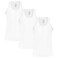 Men John Gladstone Vest, JGV-05P, White, 3XL, Pack of 3