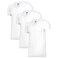 Men John Gladstone V-Neck T-Shirt, JGTV-09, White, XL, Pack of 3