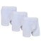 Men John Gladstone Classic Fit Shorty, JGS-12, White, L, Pack of 3