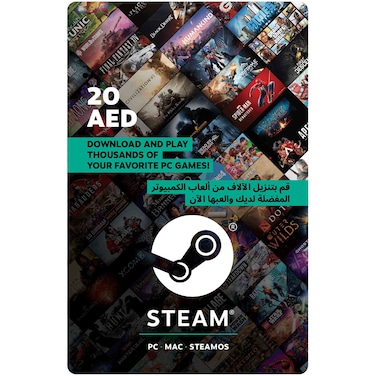 Steam Wallet Digital Code 20 AED UAE, ESD