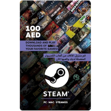 Steam Wallet Digital Code 100 AED UAE, ESD