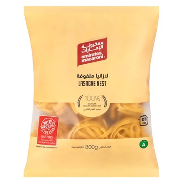 Emirates Macaroni Lasagne Nest Pasta, 300g