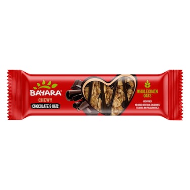 Bayara Chocolate and Oats Chewy Soft Bar, 30g