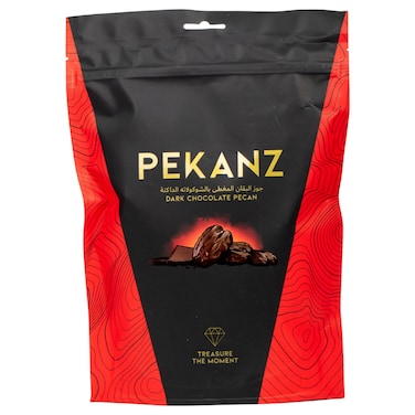 Pekanz Dark Chocolate Pecan Zipper Pouch, 200g