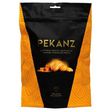 Pekanz Caramel Chocolate Pecan Zipper Pouch, 200g