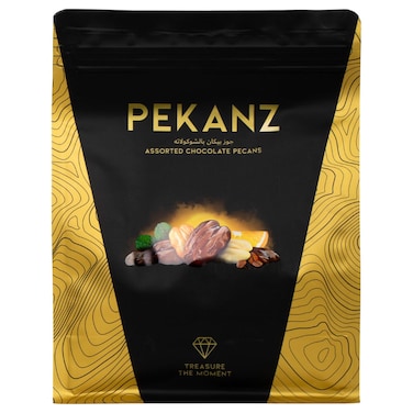 Pekanz Assorted Chocolate Pecans Zipper Pouch, 400g