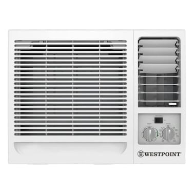 Westpoint 18000 BTU T3 Rotary Window Air Conditioner WWT-1823LTYA, , 3 Fan Speed Level, 3 Cooling Mode, R410A Refrigerant, White, 1.5 Ton